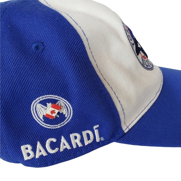 Toronto Blue Jays Bacardi Promo Baseball Hat Adjustable MLB Cap Canada Flag Pin - Picture 5 of 9